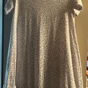 Tickled Teal Short Sleeve T-Shirt Dress